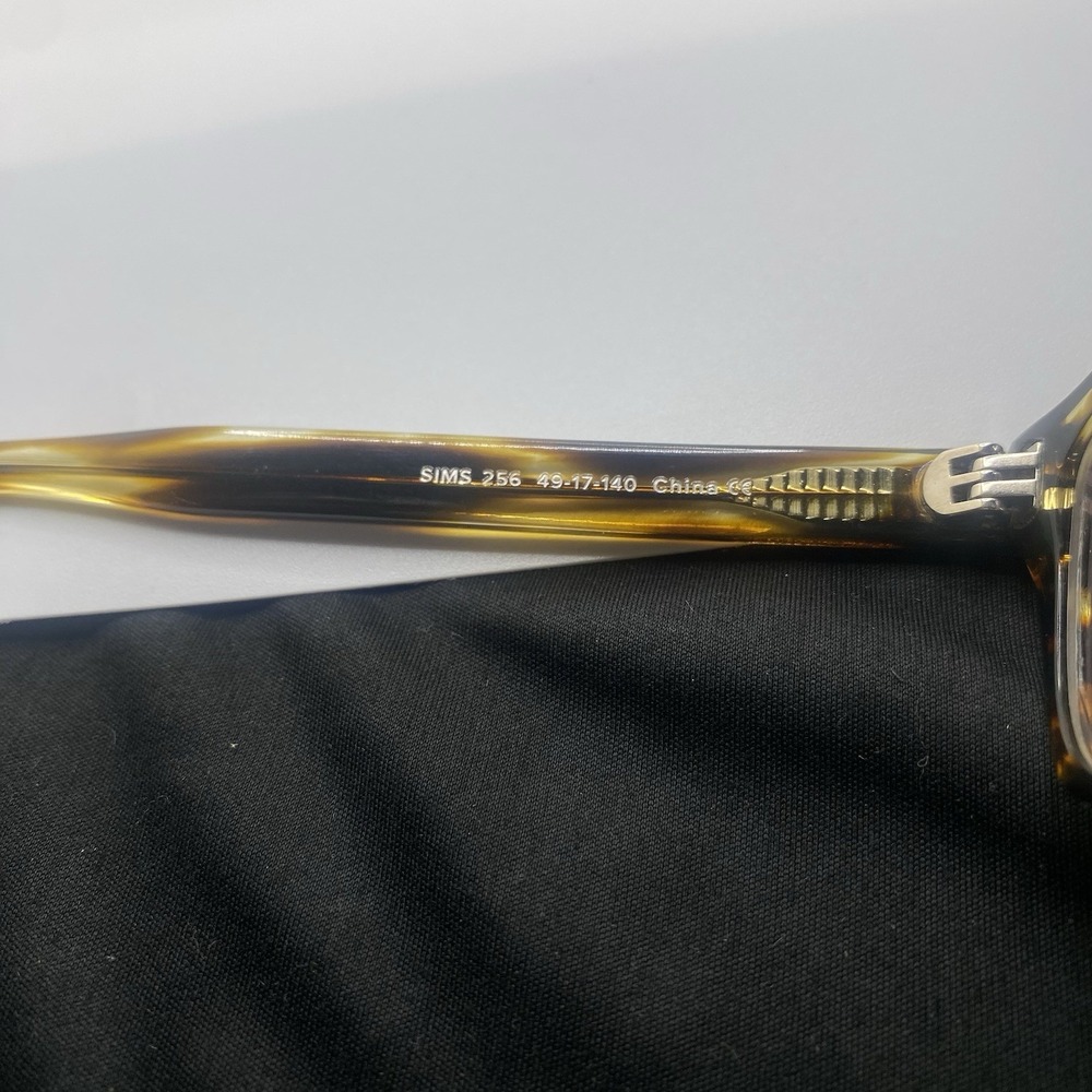 Warby Parker Eyeglasses FRAME ONLY Sims 256 49-17-140 Brown Tortoise 807 - Picture 10 of 15